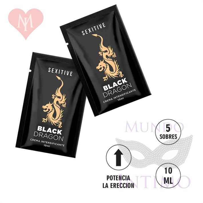  Pack 5 unidades crema black dragon 10ml 